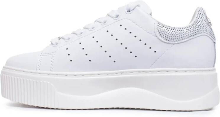 Cult Glamour Sneakers met Strass White Dames