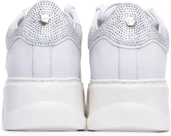 Cult Glamour Sneakers met Strass White Dames