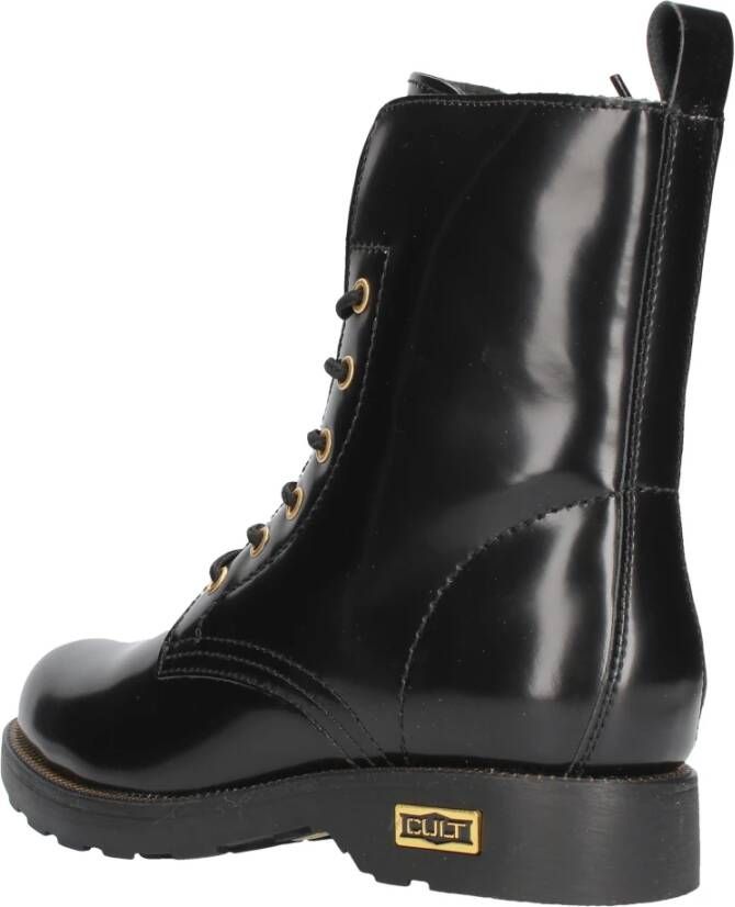 Cult Glitter Veterschoenen Anfibio Black Dames