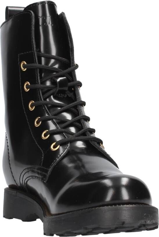 Cult Glitter Veterschoenen Anfibio Black Dames