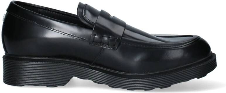 Cult Heren Loafer Leren Rubberen Zool Black Heren