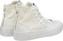 Cult Hoge Top Canvas Sneakers White Dames - Thumbnail 3