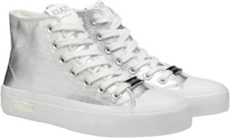 Cult Hoge Vegan Leren Sneakers Gray Dames