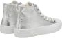 Cult Hoge Vegan Leren Sneakers Gray Dames - Thumbnail 3