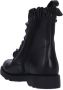 Cult Rock Lace-Up Leather Ankle Boots Black Dames - Thumbnail 7