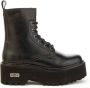 Cult Leren Mid-Top Damessneakers Black Dames - Thumbnail 3