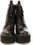 Cult Leren Mid-Top Damessneakers Black Dames - Thumbnail 5