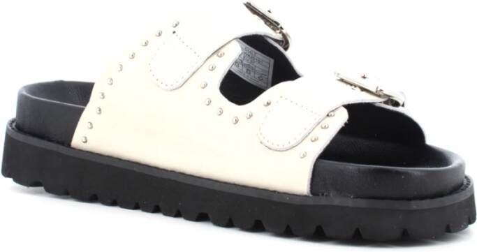 Cult Leren Sandalen voor Vrouwen White Dames