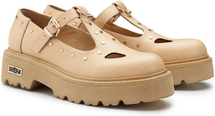 Cult Mary Jane Beige Platte Schoenen Beige Dames