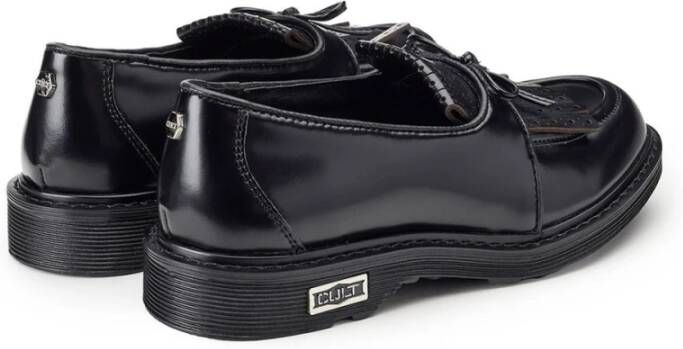 Cult Moderne Zwarte Platte Schoenen Black Dames