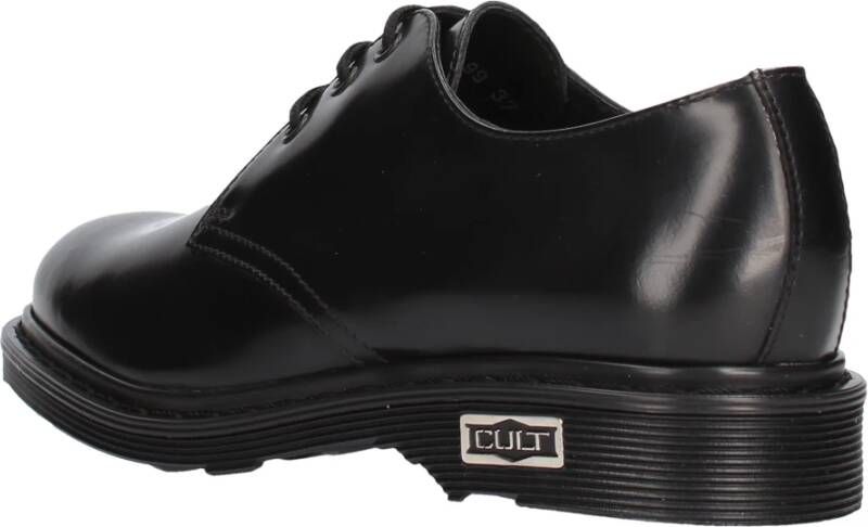 Cult Sabbath Low 422 Geborsteld Leren Schoenen Black Dames