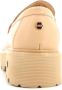 Cult Beige leren loafers Beige Dames - Thumbnail 13