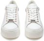 Cult Witte Karamel Leren Sneakers met Gouden Studs White Dames - Thumbnail 4