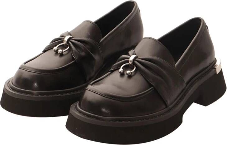 Cult Zwarte Elegante Dames Loafer Schoen Black Dames