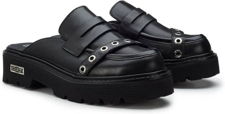 Cult Zwarte Hybride Design Mocassins Slash Black Dames