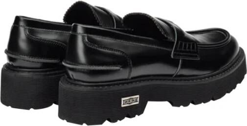 Cult Zwarte Leren Gesp Sandalen Black Heren