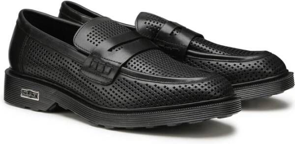 Cult Zwarte Leren Loafers Black Heren