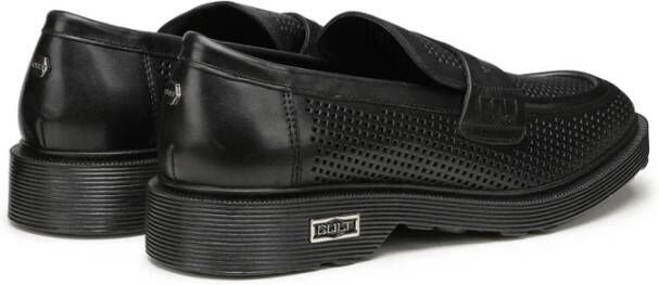 Cult Zwarte Leren Loafers Black Heren