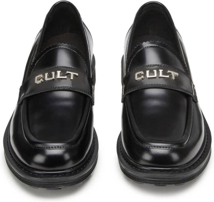 Cult Zwarte platte schoenen Elegante Moderne Stijl Black Dames