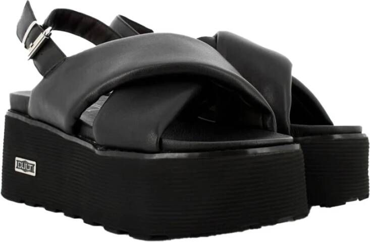 Cult Zwarte Sandalen voor Vrouwen Black Dames