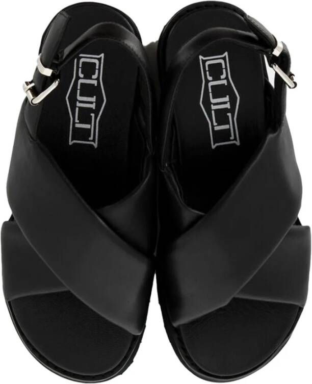 Cult Zwarte Sandalen voor Vrouwen Black Dames