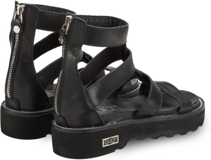 Cult Zwarte Ziggy Sandalen Black Dames