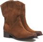 Curiosite Bronzen Western Enkellaarzen Brown Dames - Thumbnail 3