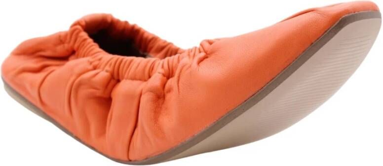 Cycleur de Luxe Stijlvolle Ballerina Flats voor Moderne Vrouwen Orange Dames