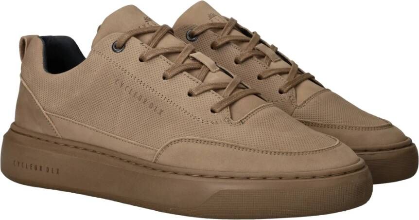 Cycleur de Luxe Leren Sneaker Buzz Beige Heren