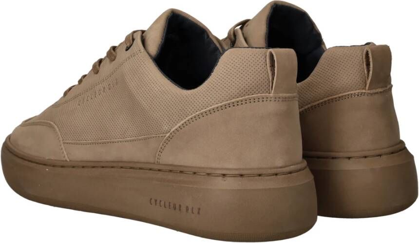 Cycleur de Luxe Leren Sneaker Buzz Beige Heren