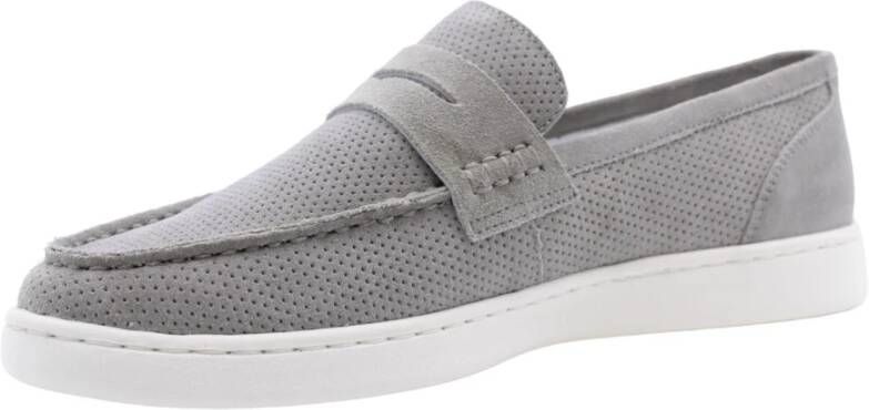 Cycleur de Luxe Stijlvolle Comfortabele Loafers voor Moderne Man Gray Heren