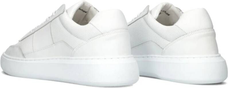 Cycleur de Luxe Taupe Nubuck Lage Sneakers White Heren