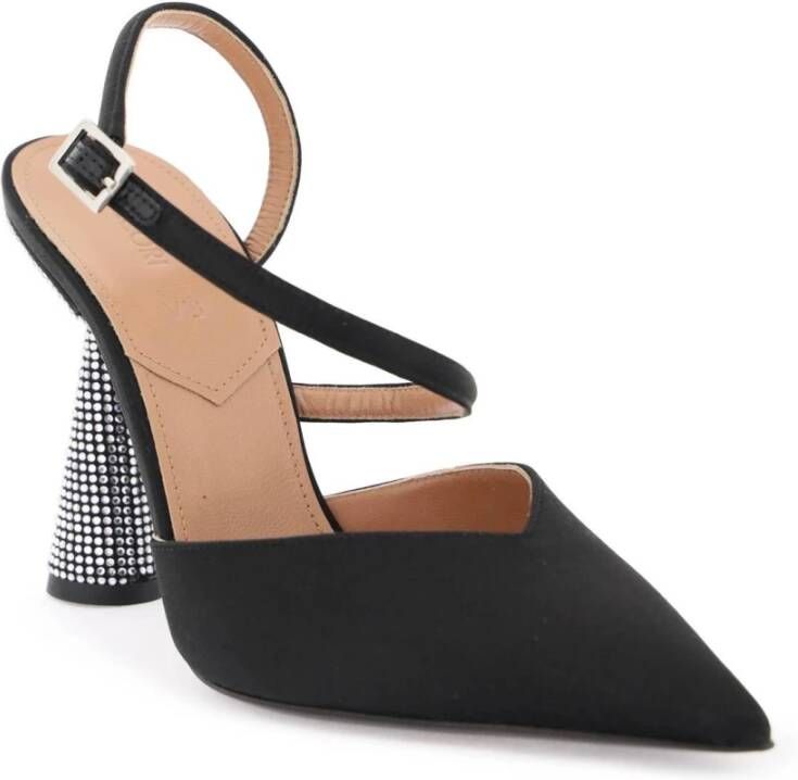 D'Accori Elegante Arya Slingback Pumps Black Dames