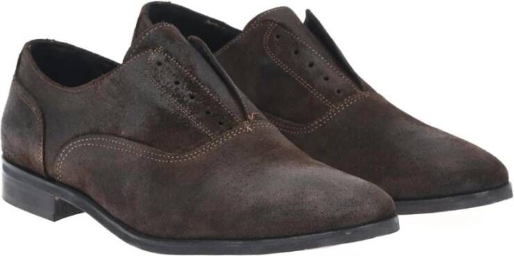 Daniele Alessandrini Slip On Bruine Francesina Schoen Brown Heren