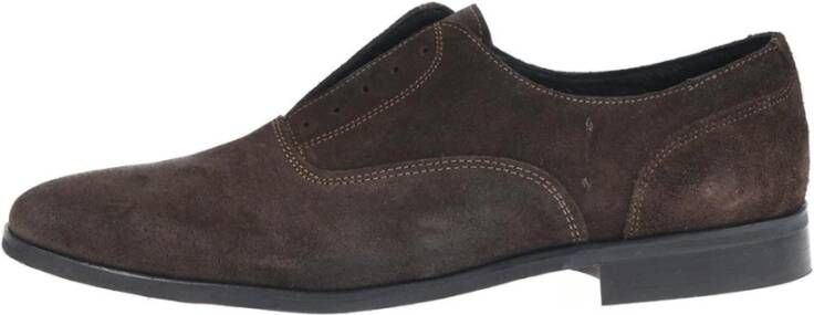 Daniele Alessandrini Slip On Bruine Francesina Schoen Brown Heren