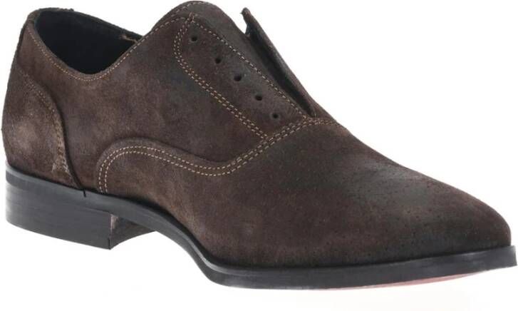 Daniele Alessandrini Slip On Bruine Francesina Schoen Brown Heren