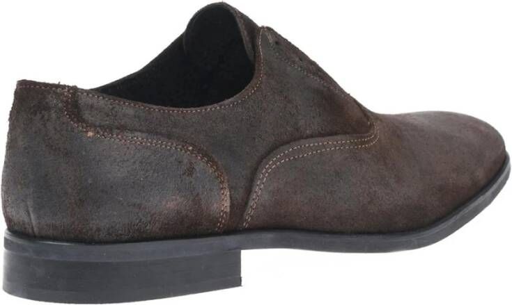 Daniele Alessandrini Slip On Bruine Francesina Schoen Brown Heren