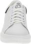 Daniele Alessandrini Witte Leren Sneakers met Hoge Rubberen Zool White Heren - Thumbnail 3