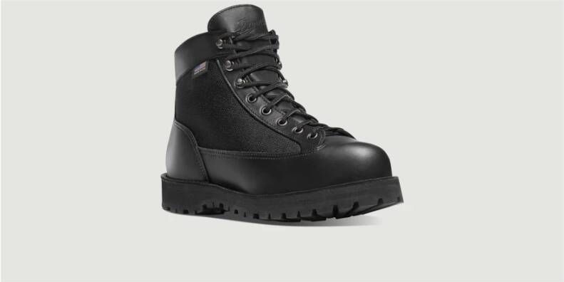 Danner Waterdichte Leren Laarzen met Vibram Zool Black Heren