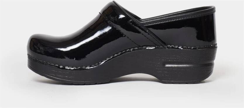 Dansko Zwarte Patentleren Instap Schoenen Black Dames