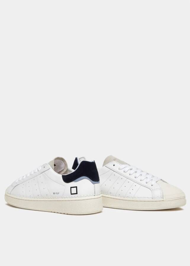 D.a.t.e. Base Calf Blauwe Sneakers White Heren