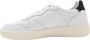 D.a.t.e. Basis Court Sneakers in Wit Zwart White Heren - Thumbnail 2