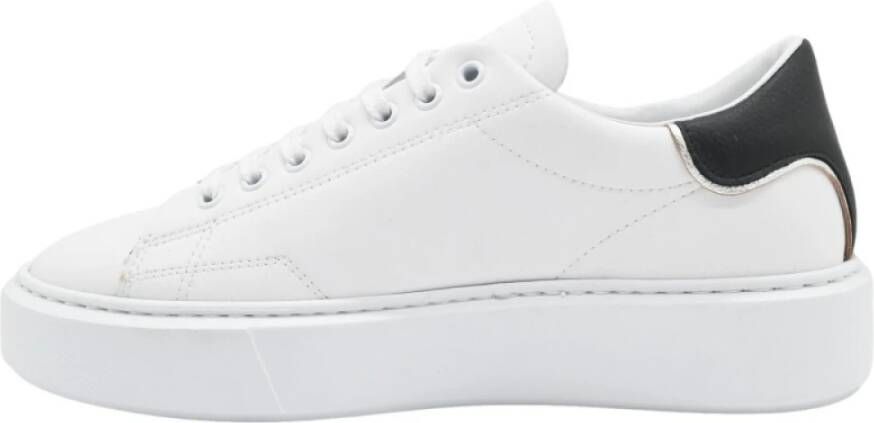 D.a.t.e. Basis Wit-Zwarte Sneakers White Heren