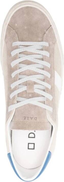 D.a.t.e. Beige Sneakers Geribbeld Paneelontwerp Beige Heren