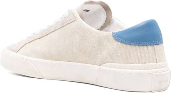 D.a.t.e. Beige Sneakers Geribbeld Paneelontwerp Beige Heren