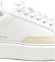 D.a.t.e. Beige Sneakers met Streep Detail White Dames - Thumbnail 3