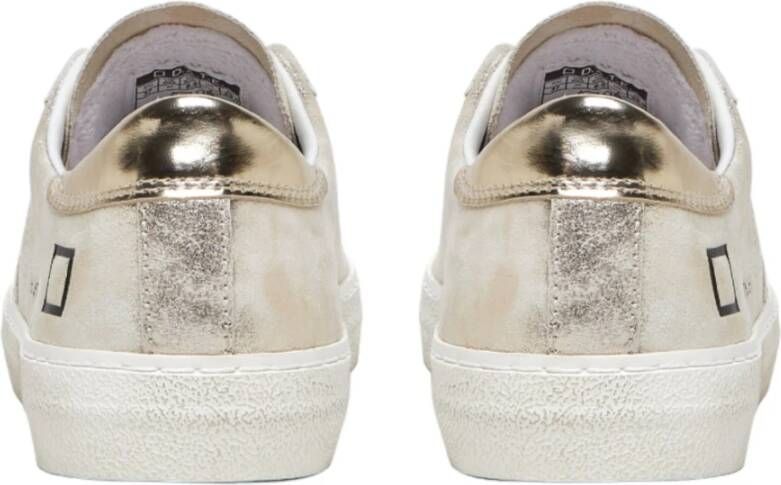 D.a.t.e. Beige Leren Sneakers Multicolor Dames