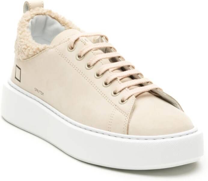 D.a.t.e. Beige Sneakers Sfera Teddyn Beige Dames