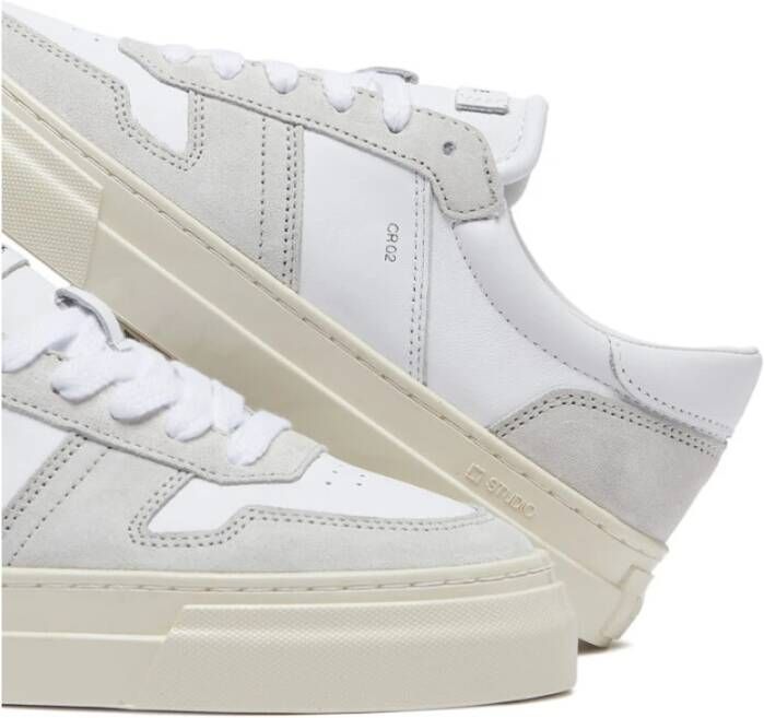 D.a.t.e. Bicolor Leren Sneakers White Dames