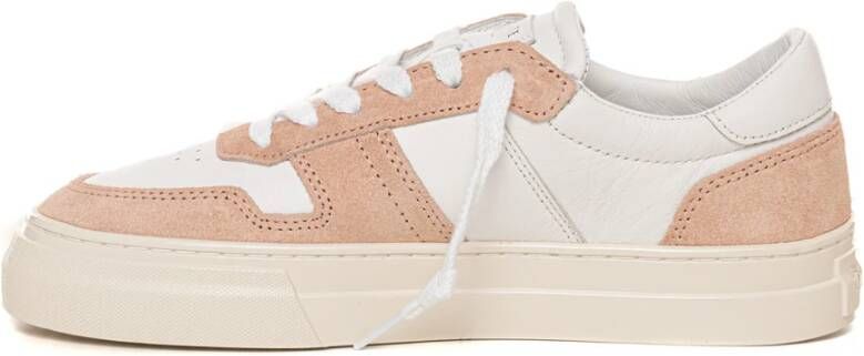 D.a.t.e. Bicolor Sneakers met Veters Pink Dames